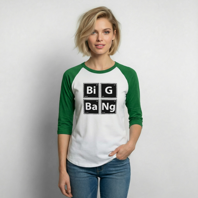 Baseball T-Shirt - white/kelly green