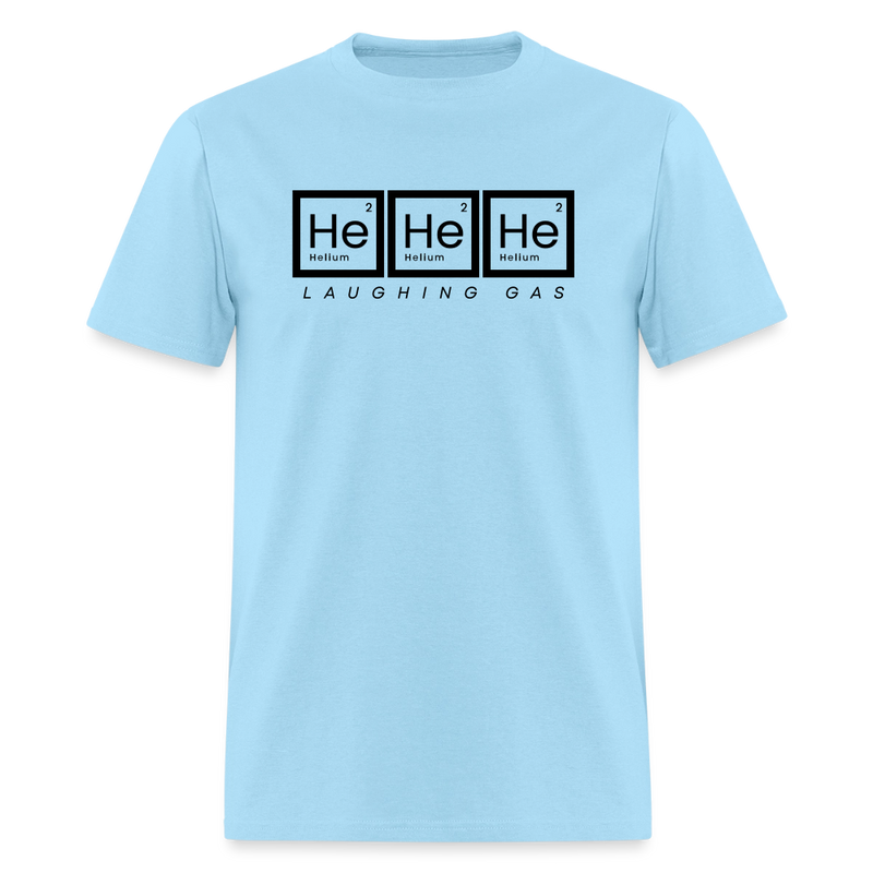 He He He - Helium - Laughing Gas - Men's T-Shirt | GILDAN 5000 - powder blue