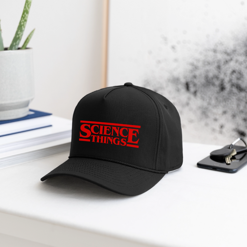 Science Things Halloween Rope Cap - black/black