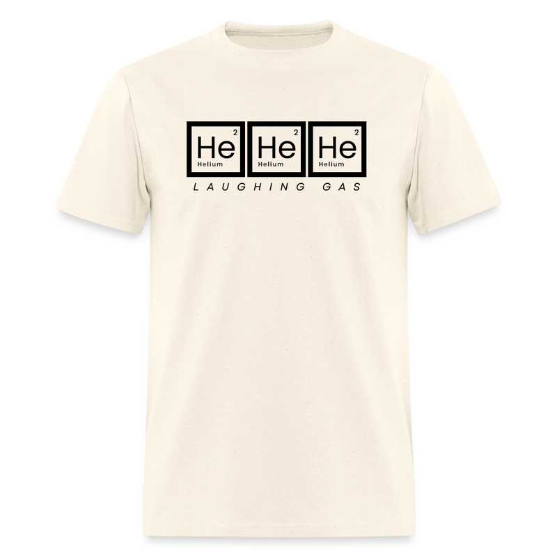 He He He - Helium - Laughing Gas - Men's T-Shirt | GILDAN 5000 - sweet cream heather