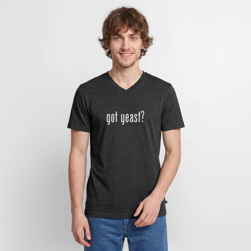 Got Yeast - Funny Quotes - Men's V-Neck T-Shirt - heather anthracite