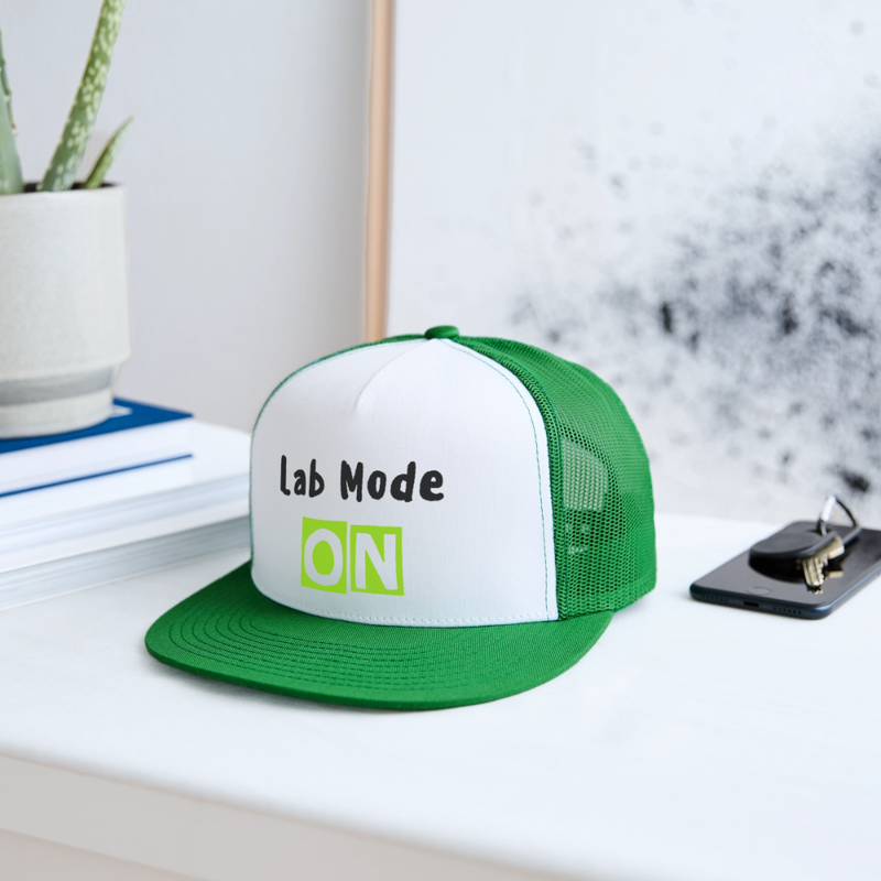 Trucker Hat - white/kelly green
