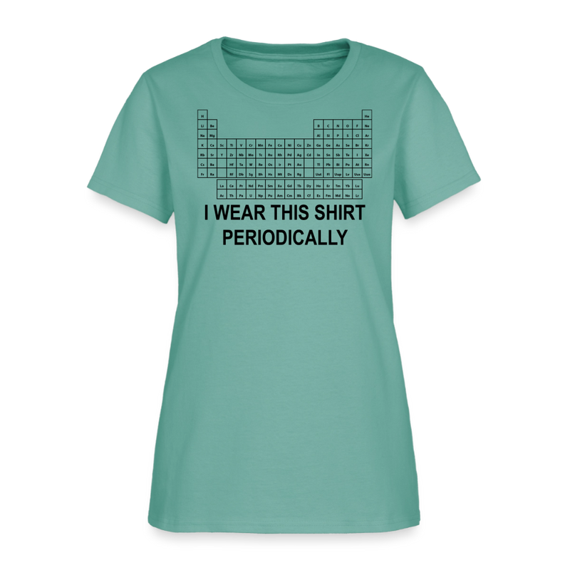 "I Wear This Shirt Periodically" - Women's T-Shirt - aquatic