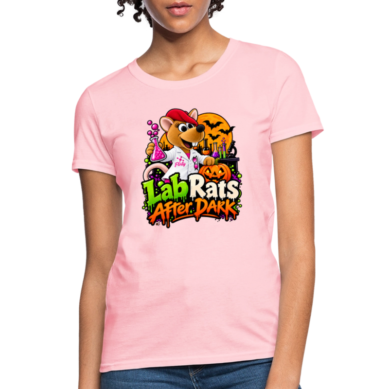 Flirty Lab Rats after Dark - Halloween Women's T-Shirt - pink