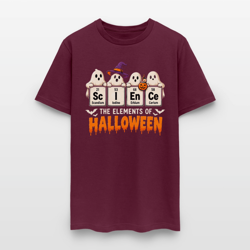 Elements of Halloween Men's T-Shirt - burgundy