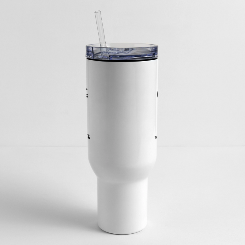 40 oz Travel Tumbler - white