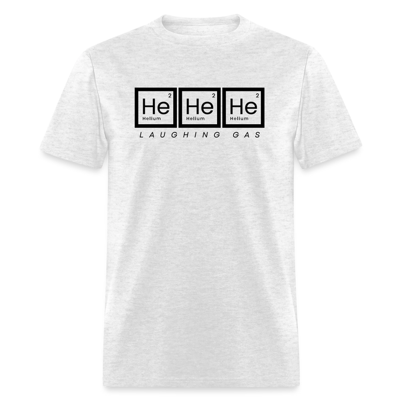 He He He - Helium - Laughing Gas - Men's T-Shirt | GILDAN 5000 - light heather gray
