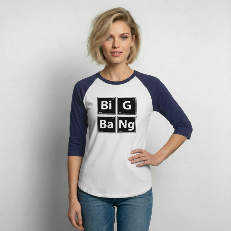Baseball T-Shirt - white/navy