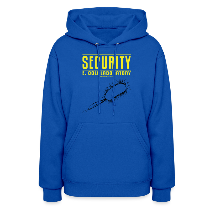 "Security E. Coli Laboratory" - Women's Hoodie - royal blue