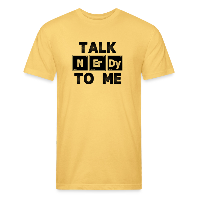 Fitted Cotton/Poly T-Shirt by Next Level - pastel yellow