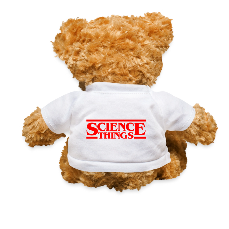 Science Things Halloween Teddy Bear - white