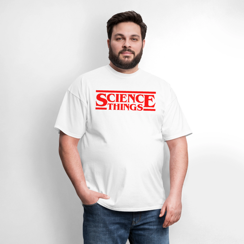 SCIENCE THINGS Halloween Men's T-Shirt - white