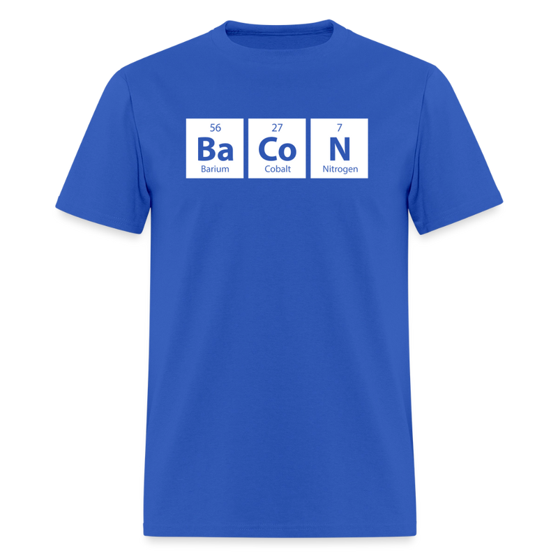 "BACON" - Funny Quotes - Men's T-Shirt | GILDAN 5000 - royal blue