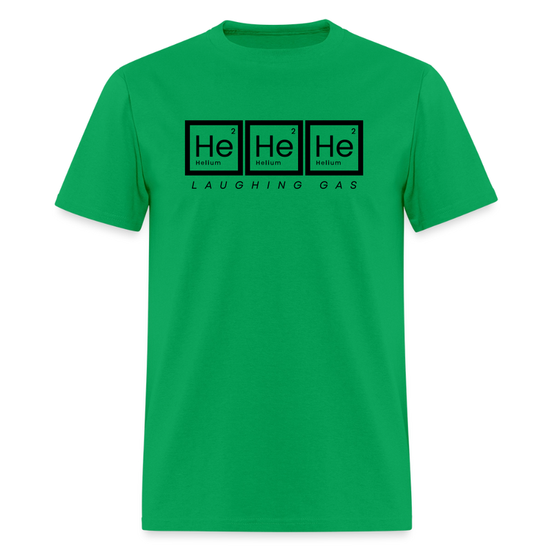 He He He - Helium - Laughing Gas - Men's T-Shirt | GILDAN 5000 - bright green
