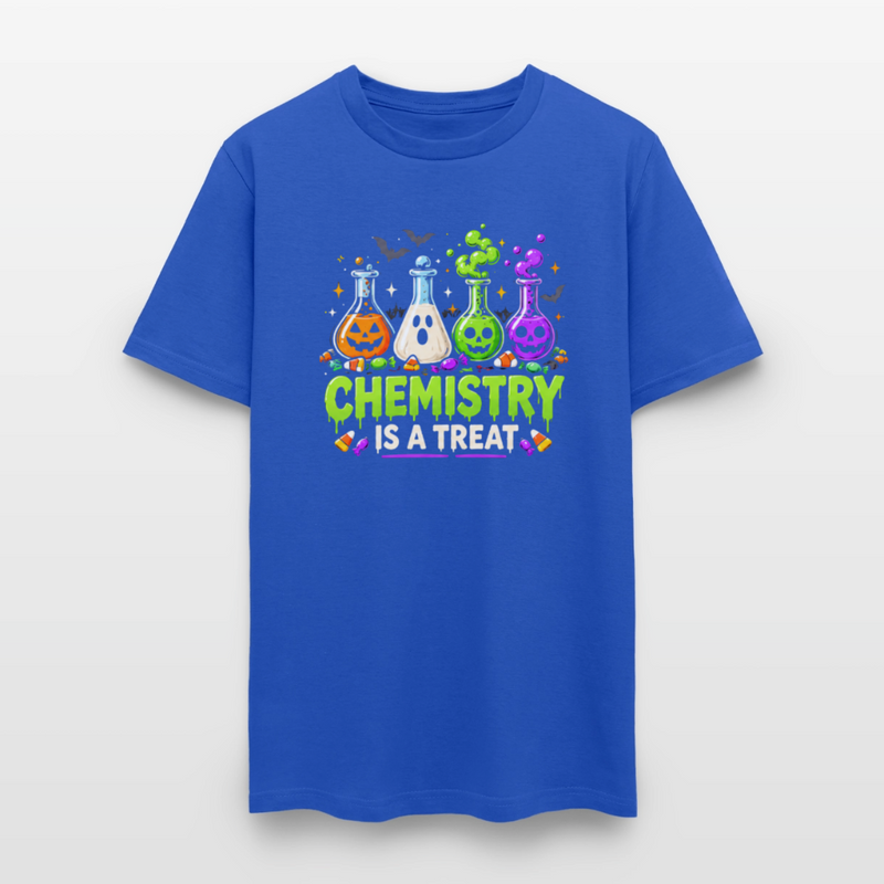 Chemistry is a Treat Halloween Men's T-Shirt - royal blue