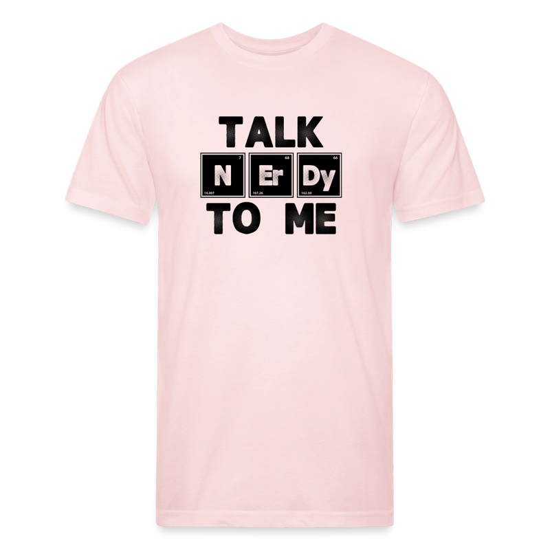 Fitted Cotton/Poly T-Shirt by Next Level - blush pink
