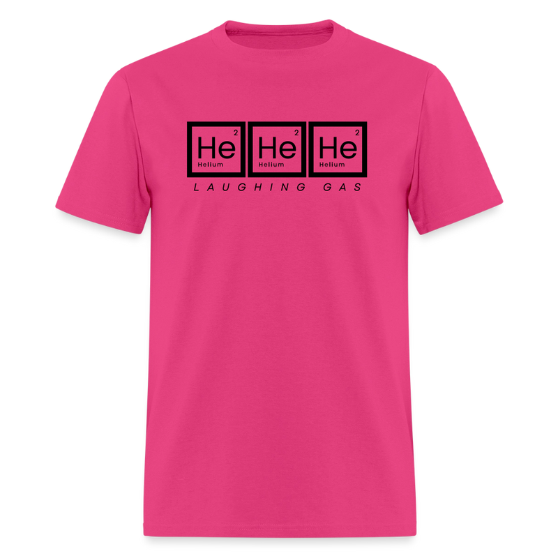 He He He - Helium - Laughing Gas - Men's T-Shirt | GILDAN 5000 - fuchsia