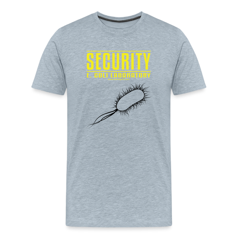 "Security E. Coli Laboratory" - Men's Premium T-Shirt - heather ice blue