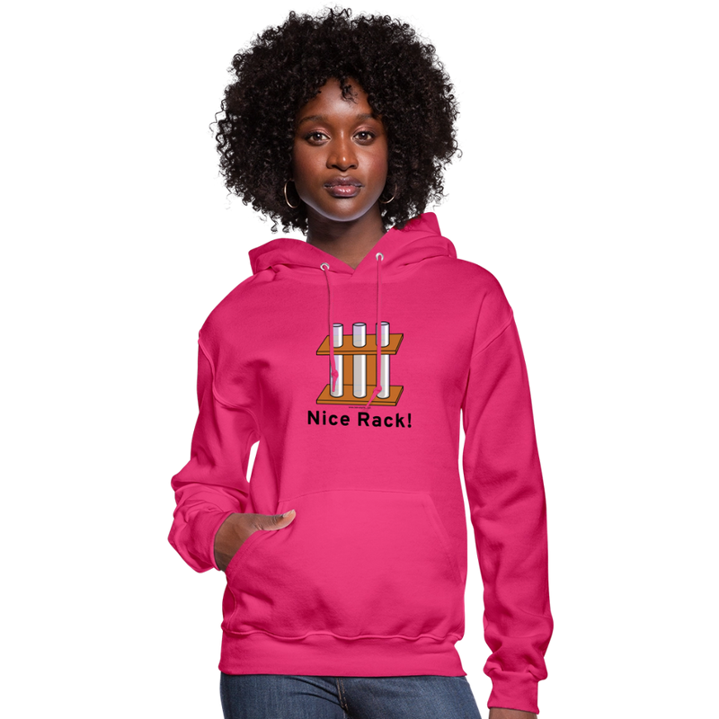 "Nice Rack" - Women's Hoodie - fuchsia