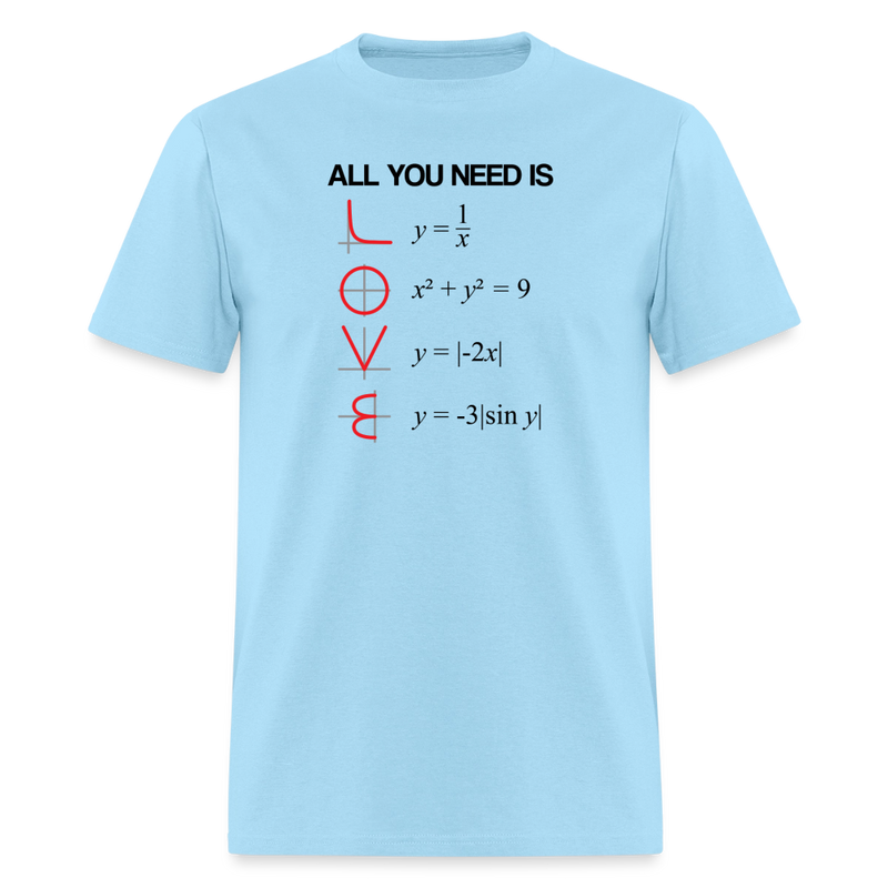 "All You Need Is LOVE" - Men's T-Shirt | GILDAN 5000 - powder blue