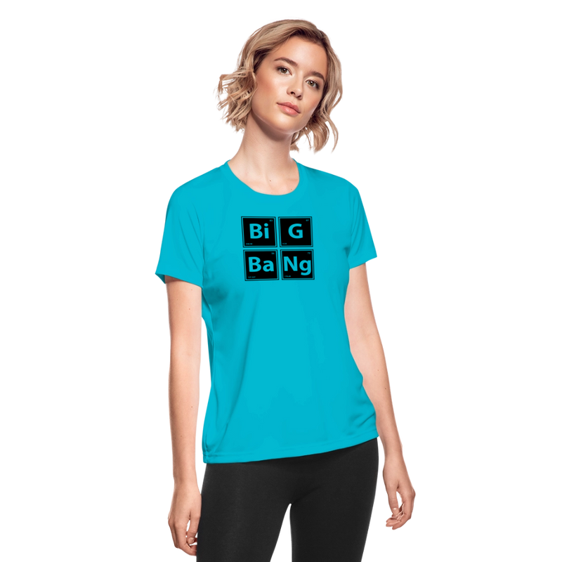 Women's Moisture Wicking Performance T-Shirt - turquoise