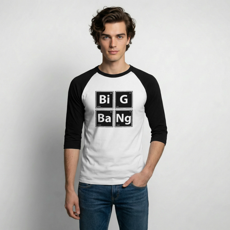 Baseball T-Shirt - white/black