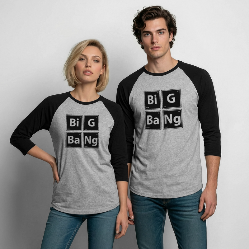 Baseball T-Shirt - heather gray/black
