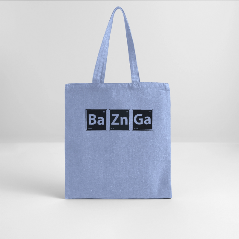 BAZINGA - Recycled Tote Bag - light Denim