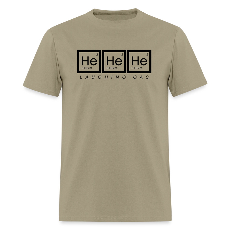 He He He - Helium - Laughing Gas - Men's T-Shirt | GILDAN 5000 - khaki