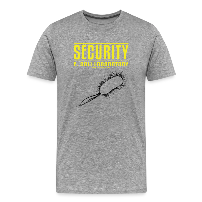 "Security E. Coli Laboratory" - Men's Premium T-Shirt - heather gray
