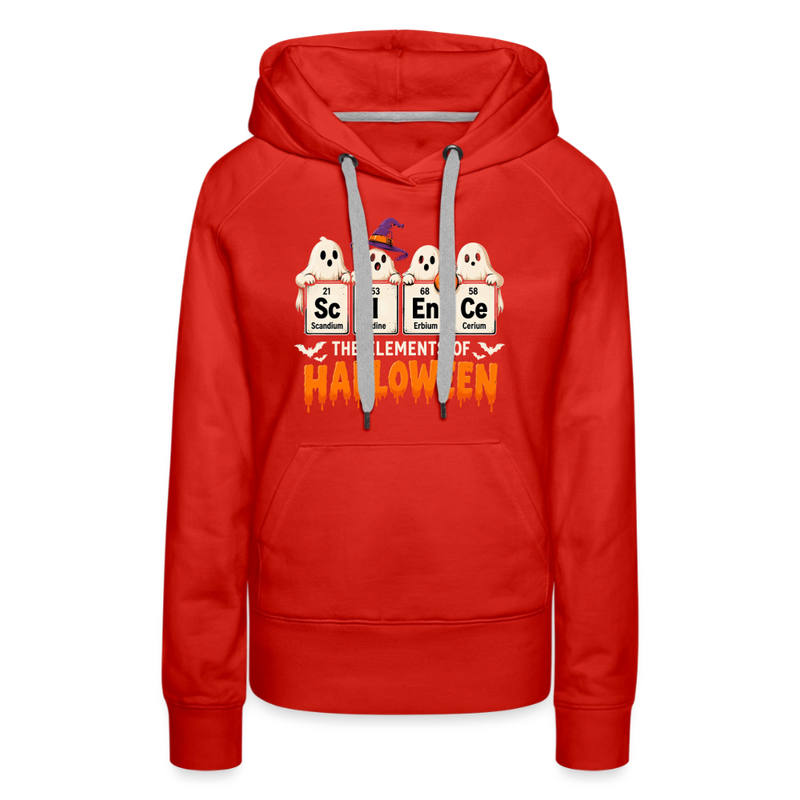 Elements of Halloween Women’s Premium Hoodie - red