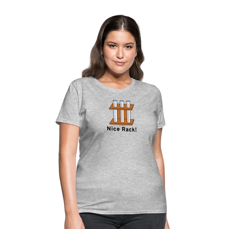 "Nice Rack" - Women's T-Shirt - heather gray