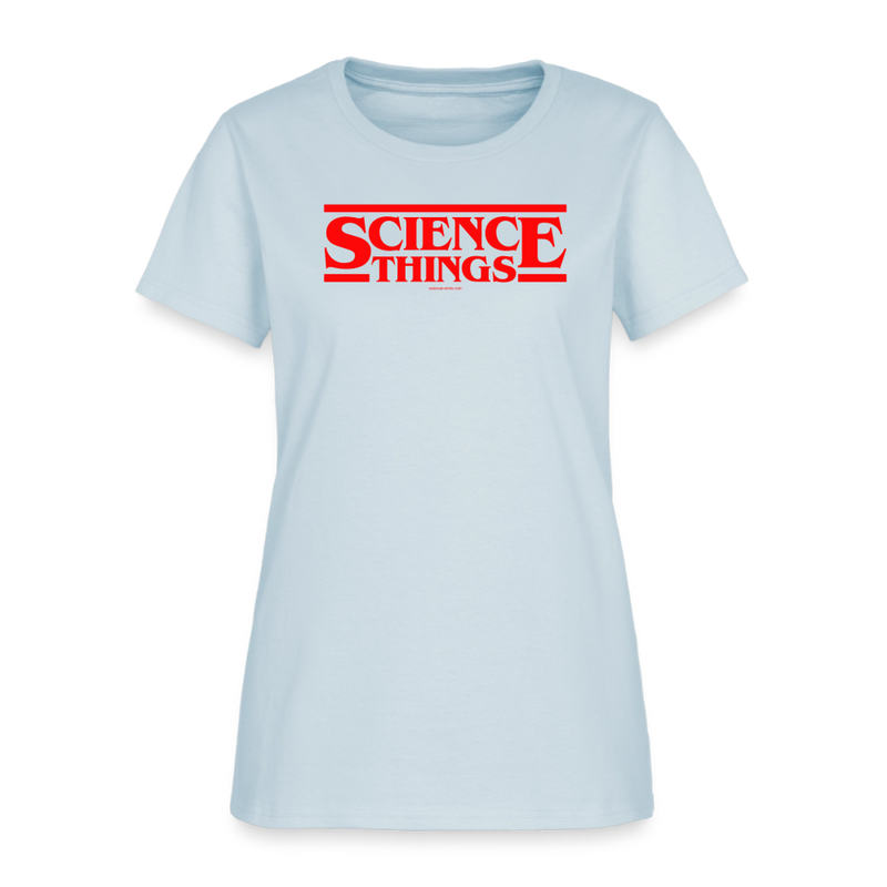 Science Things Halloween Women's T-Shirt - light blue