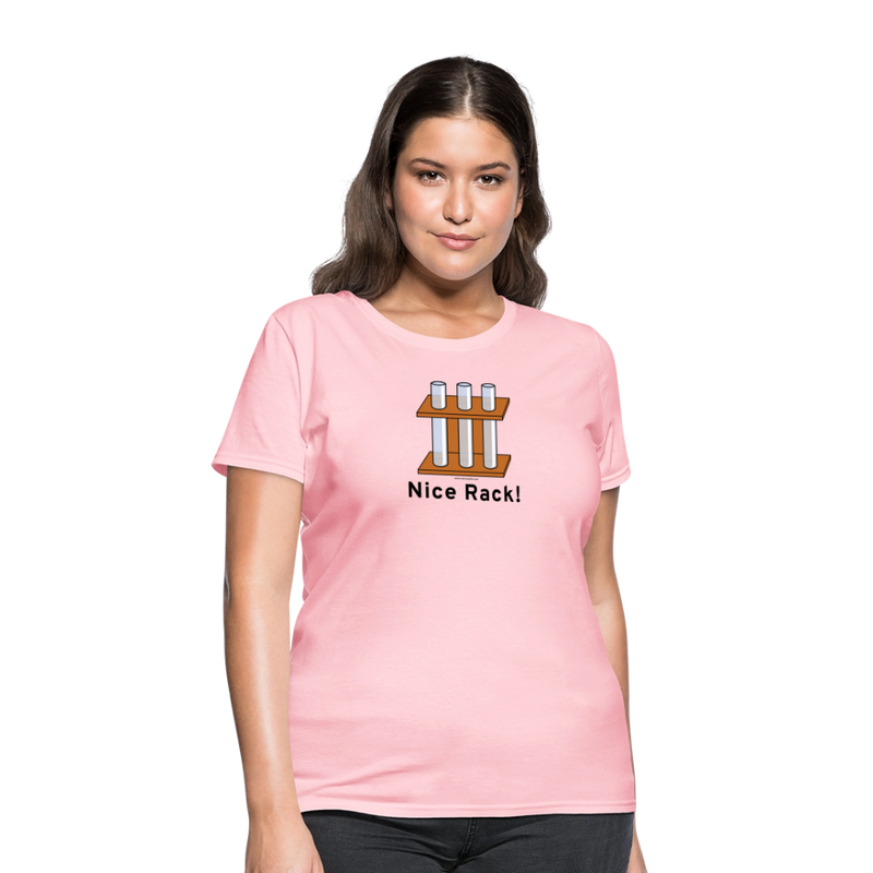 "Nice Rack" - Women's T-Shirt - pink