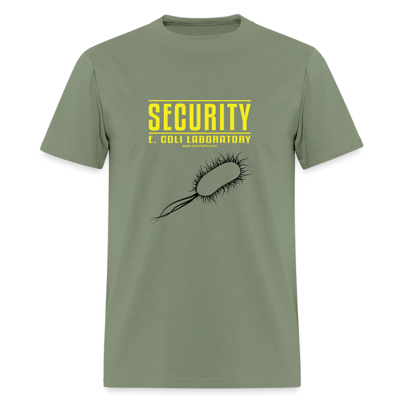 "Security E. Coli Laboratory" - Men's T-Shirt | GILDAN 5000 - military green