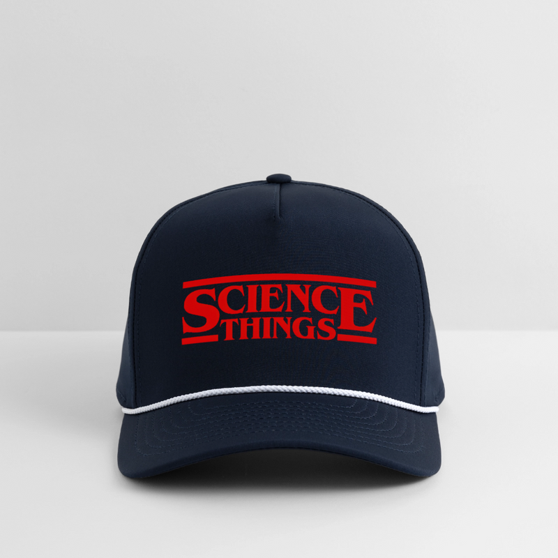 Science Things Halloween Rope Cap - navy/white