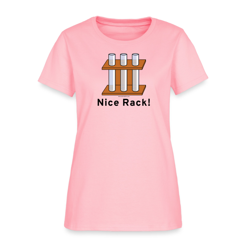 "Nice Rack" - Women's T-Shirt - pink