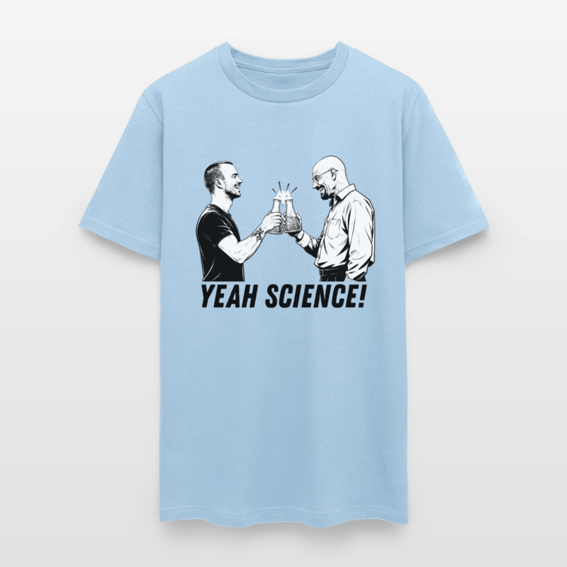 "Yeah Science" - Breaking Bad - Men's T-Shirt | GILDAN 5000 - powder blue
