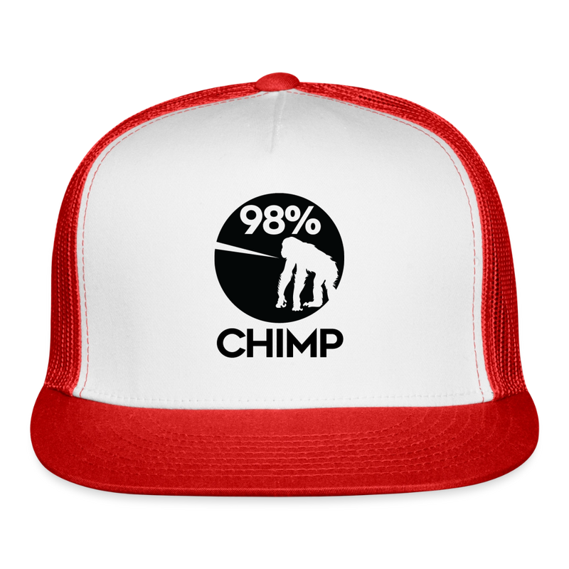 Trucker Hat - white/red