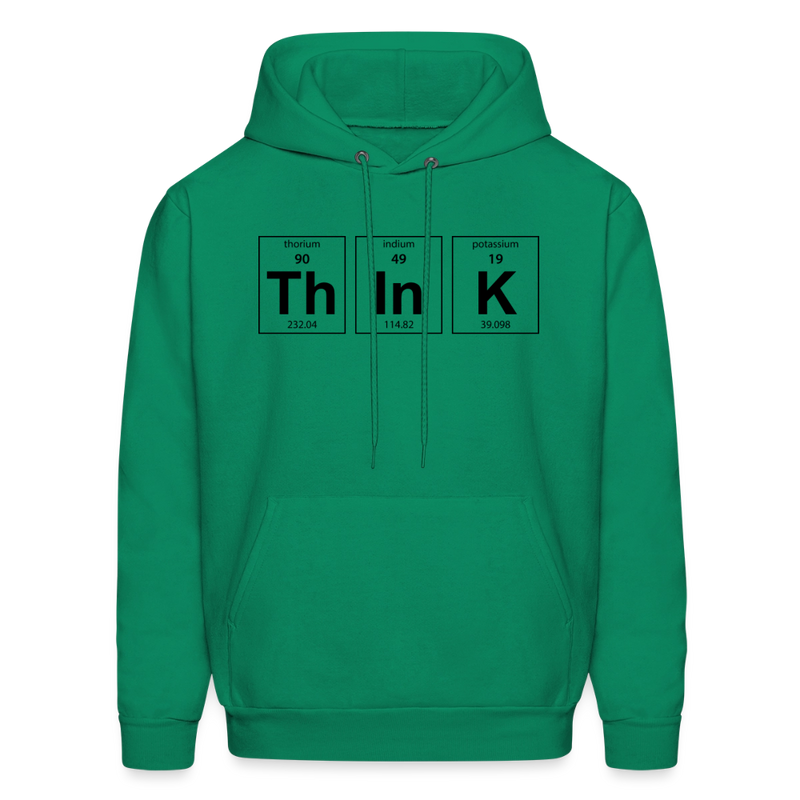 "Think" - Men's Hoodie - kelly green