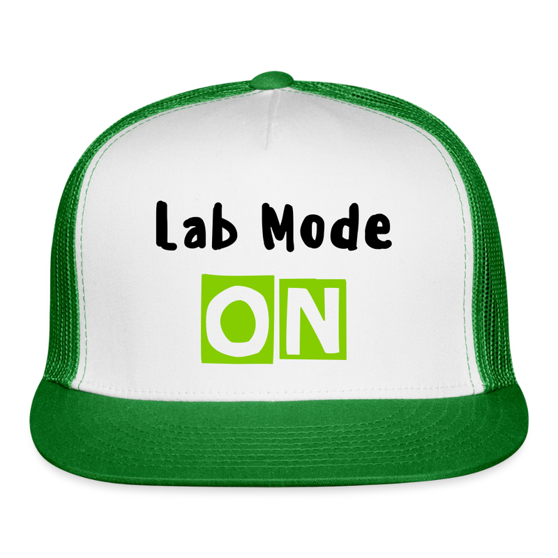 Trucker Hat - white/kelly green