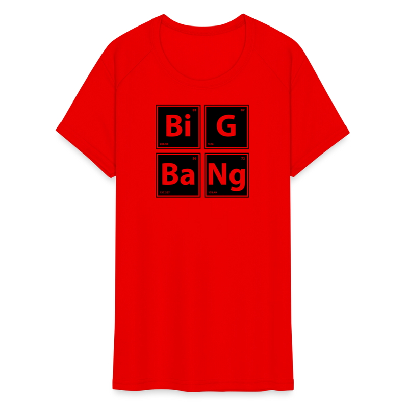 Women's Moisture Wicking Performance T-Shirt - red