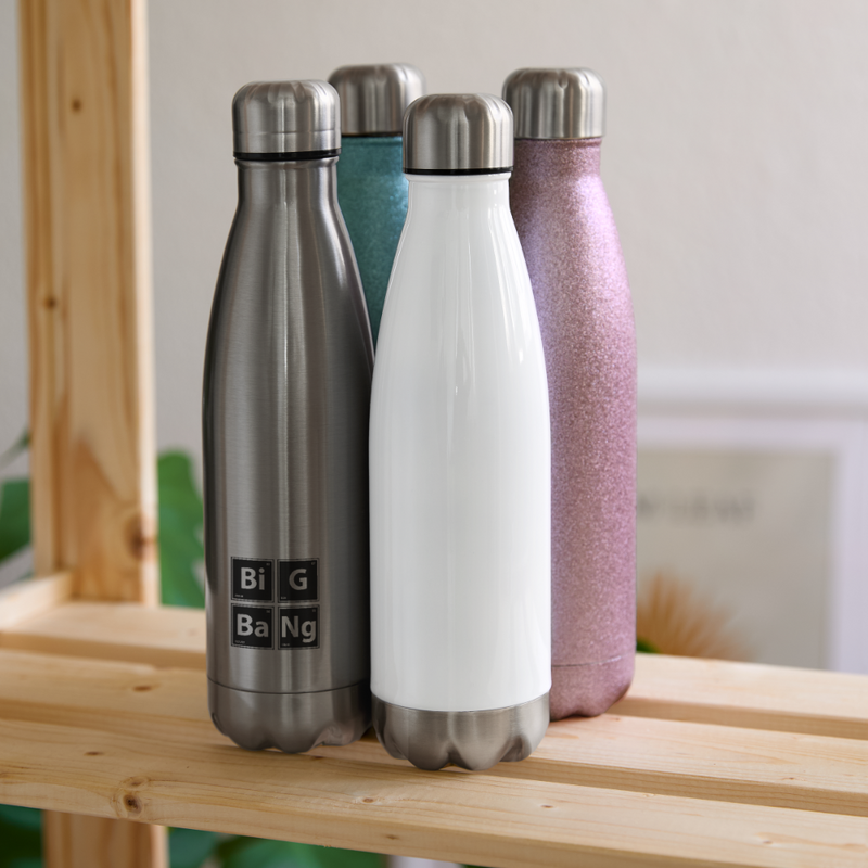 Insulated Stainless Steel Water Bottle - white