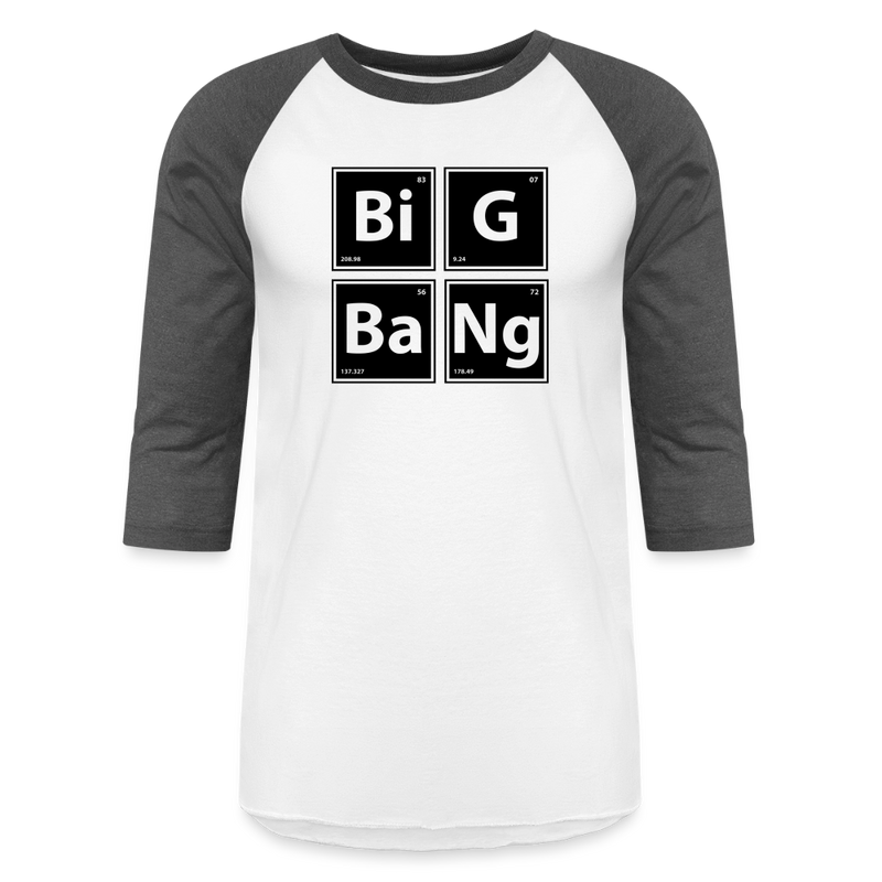 Baseball T-Shirt - white/charcoal