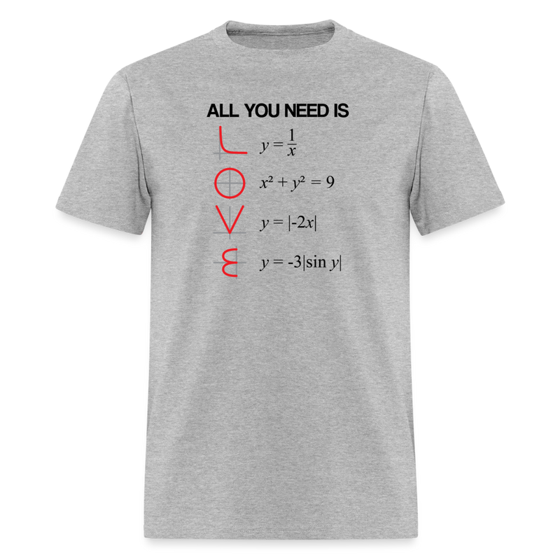 "All You Need Is LOVE" - Men's T-Shirt | GILDAN 5000 - heather gray