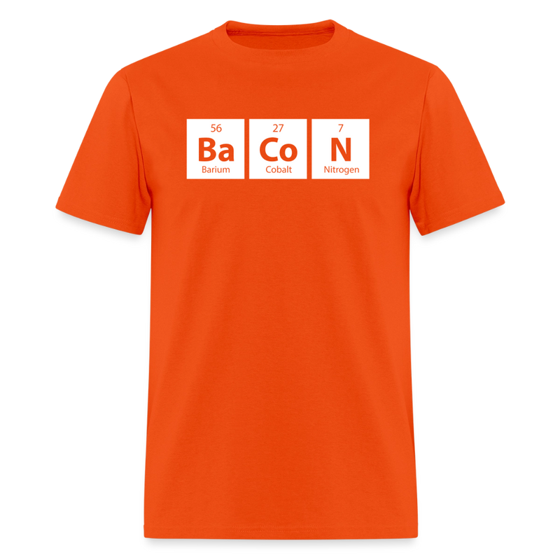 "BACON" - Funny Quotes - Men's T-Shirt | GILDAN 5000 - orange