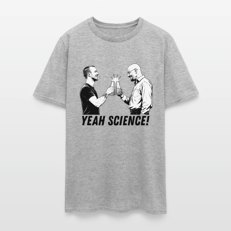 "Yeah Science" - Breaking Bad - Men's T-Shirt | GILDAN 5000 - heather gray