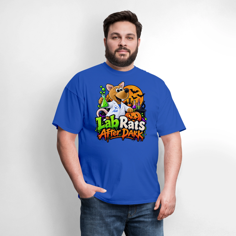 Matt - Lab Rats after Dark - Halloween Men's T-Shirt - royal blue