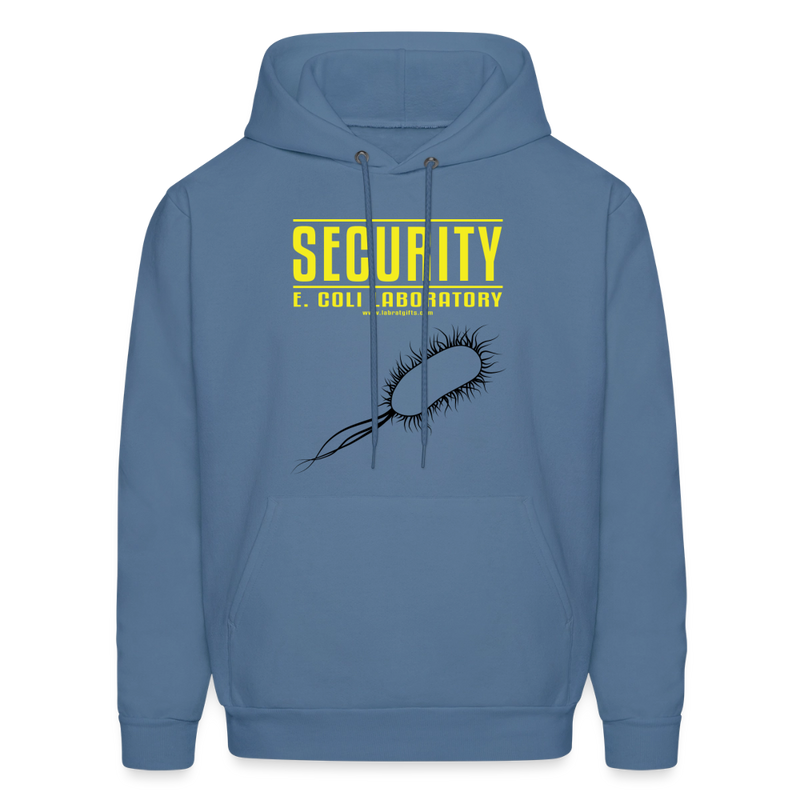 "Security E. Coli Laboratory" - Men's Hoodie - denim blue