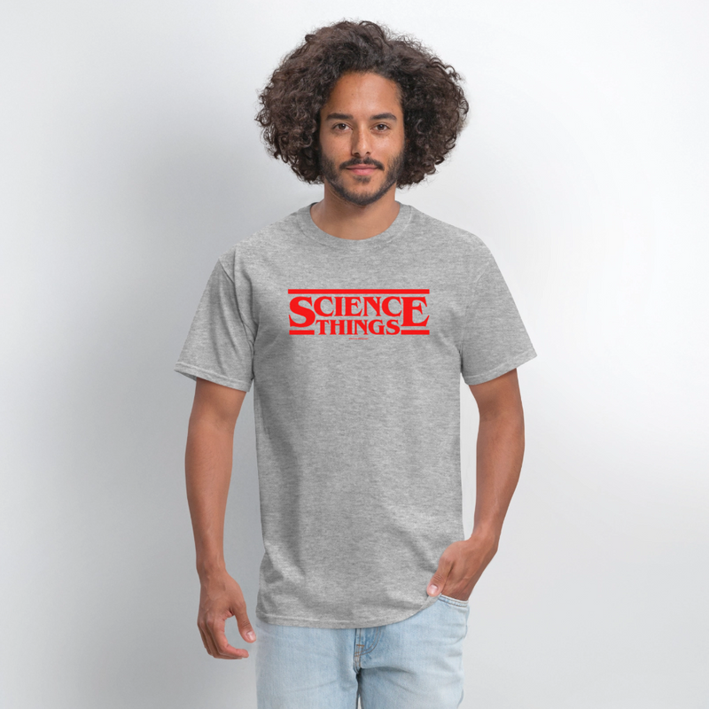 Science Things Halloween Men's T-Shirt - heather gray